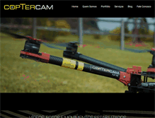 Tablet Screenshot of coptercam.com.br
